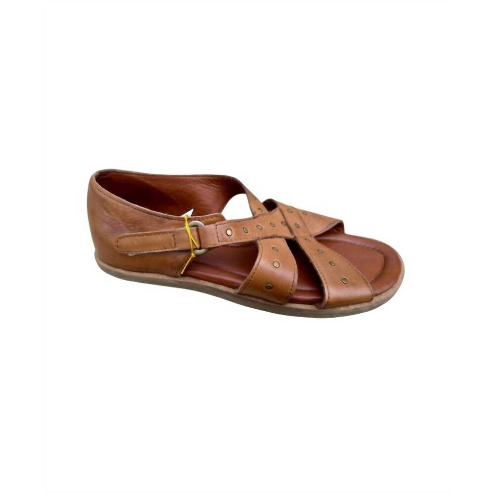 NEW SERGIO TOMANI women's dafne sandals in camel